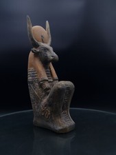 Ancient Egyptian Antiquities Unique Statue Goddess Hathor of Pharaonic BC