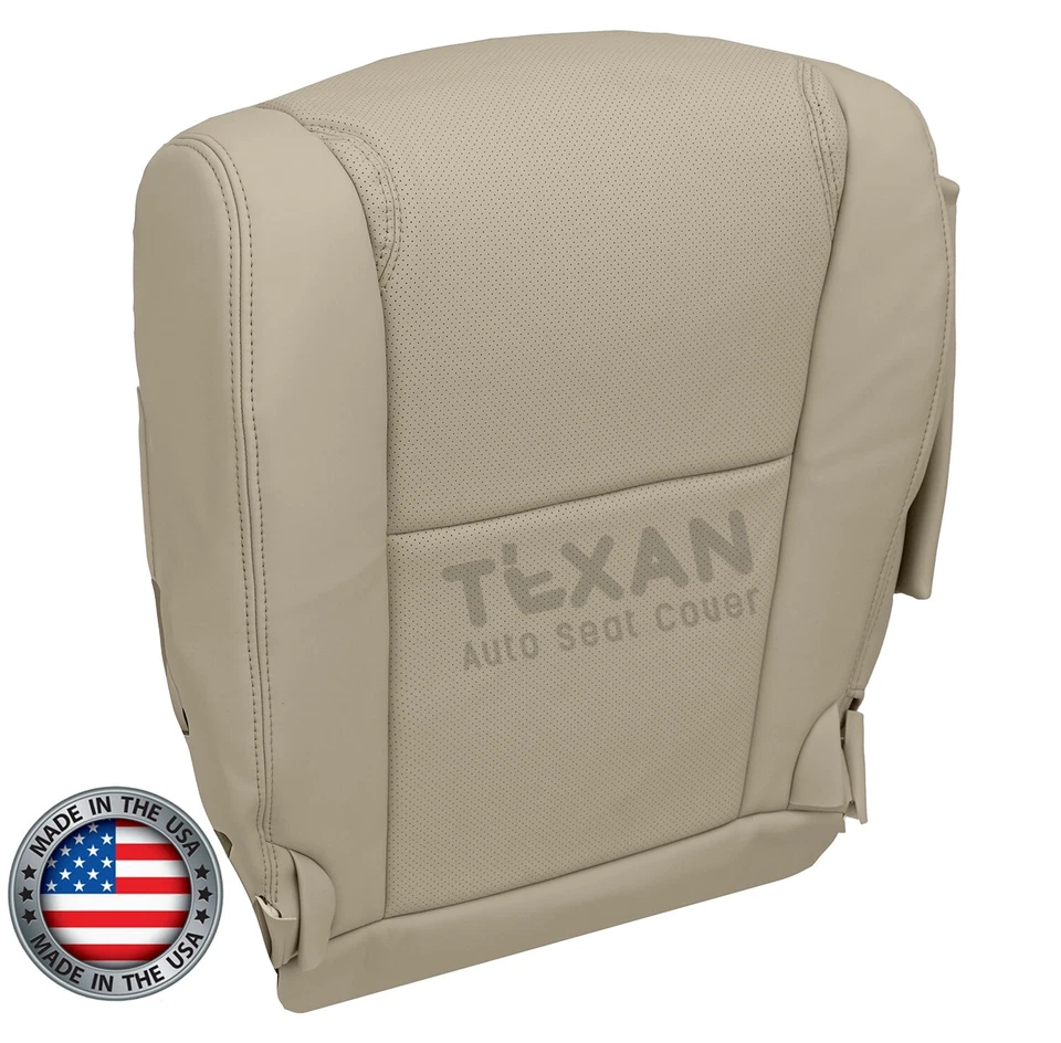 Cubierta de asiento inferior de cuero sintético para pasajero color tostado para Lexus GS430 2006 a 2009 Foto 2 de 4