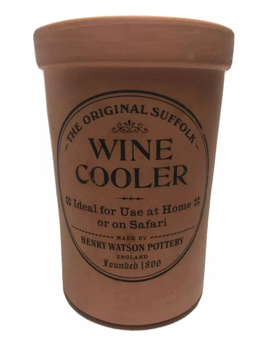 The Original Suffolk Wine Cooler in Terracotta by Henry Watson Pottery England