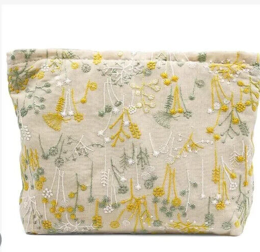 Makeup bag, Flower Cosmetic Bag 7.1