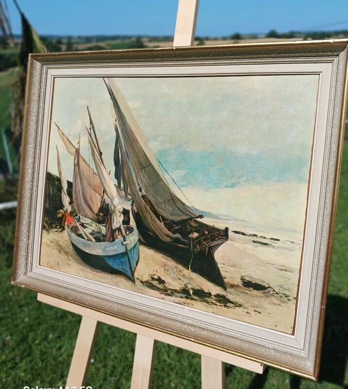 reproduction tableau Gustave COURBET - Photo 2/4