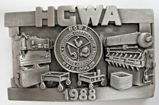 1988 HCWA Union Buckle, Hesston Corporation Workers Association, Fabrication
