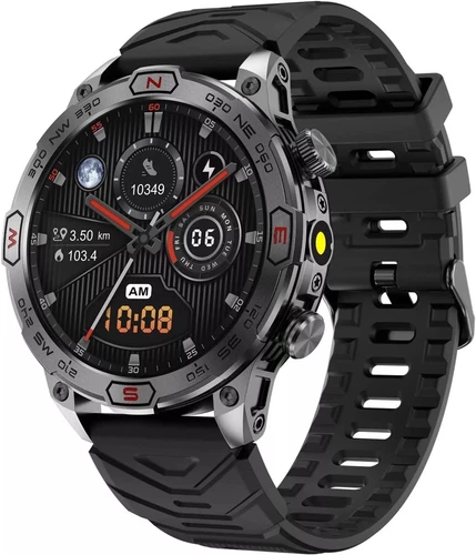 Military Smart Watch for Men Call Receive/Dial Rugged Tactical Fitness Tracker