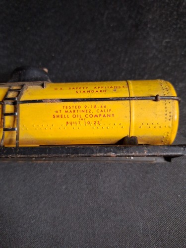 Marx O Scale Shell Tank Car SCCX #652 - Picture 10 of 13