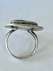 Vintage Navajo Turquoise Sterling Silver Ring Size 6.5 7.9 Grams — photo 5