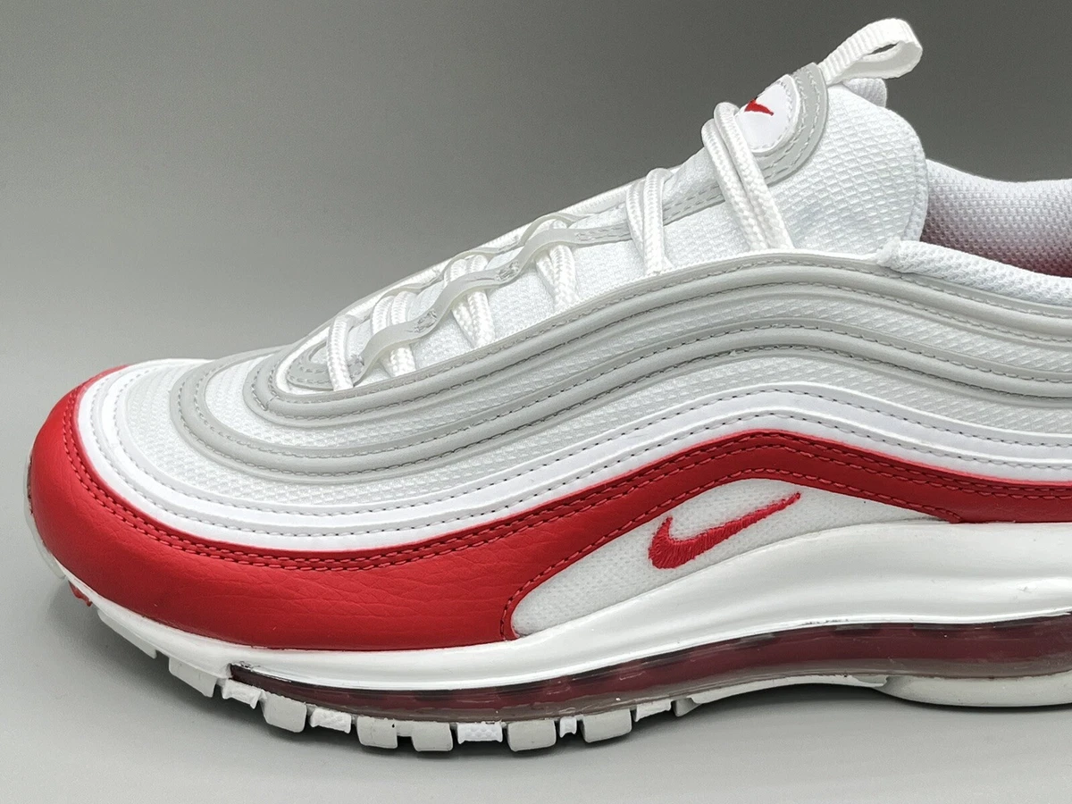 Nike air max 97 sales womens red and white
