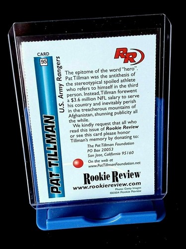 2004 US Army Rangers Pat Tillman Rookie Card EBay
