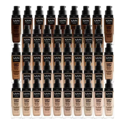 NYX Can't Stop Won't Stop Full Coverage Foundation 30ml VERSIEGELT - Farbton wählbar