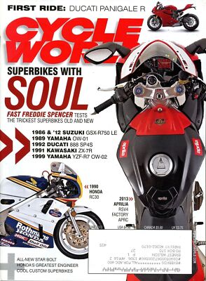 リクエスト Cycle World Magazine June 2013 Superbikes with Soul Fast Freddie