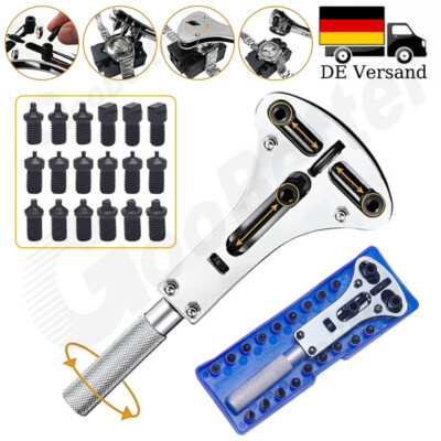 Uhren 3-Punkt Gehäuseöffner Deckelöffner Uhrendeckelöffner für Schraubdeckel