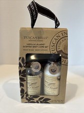 Body Care Set Tuscan Hills Vanilla Almond Body Wash  Body lotion set