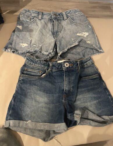 RIVER ISLAND, ZARA Girls Shorts Age 11/12 - Picture 1 of 3