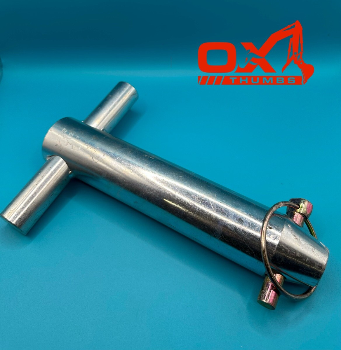 TAG STYLE T-HANDLE QUICK COUPLER PIN FOR BACKHOES AND EXCAVATORS 1