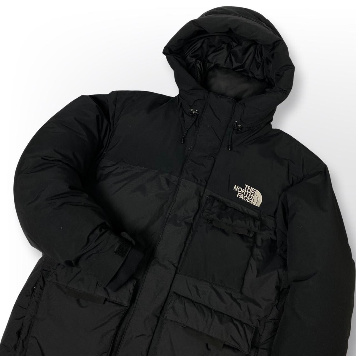 Men's Black North Face Polar Expedition Puffer Jacket L