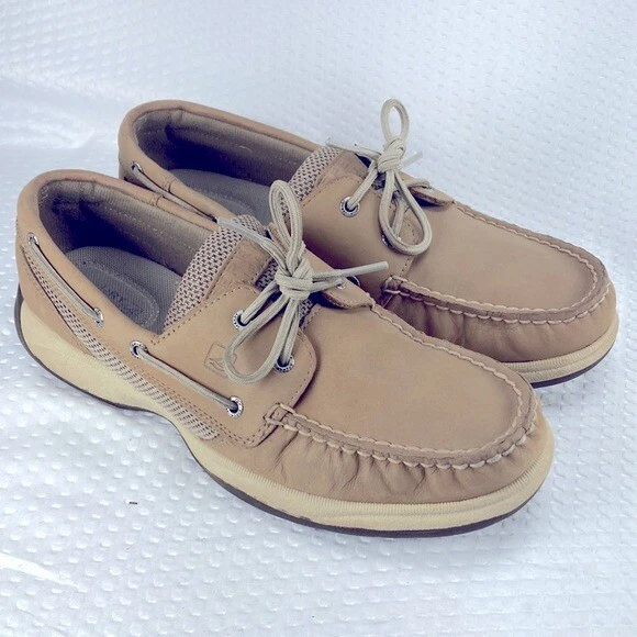 Sperry Top Sider Intrepid Boat Shoes Lace Up Leather (Size 9) | Ebay