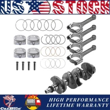 Crankshaft +Conrod + Piston & Ring for Hyundai Accent Veloster Kia Rio Soul 1.6L