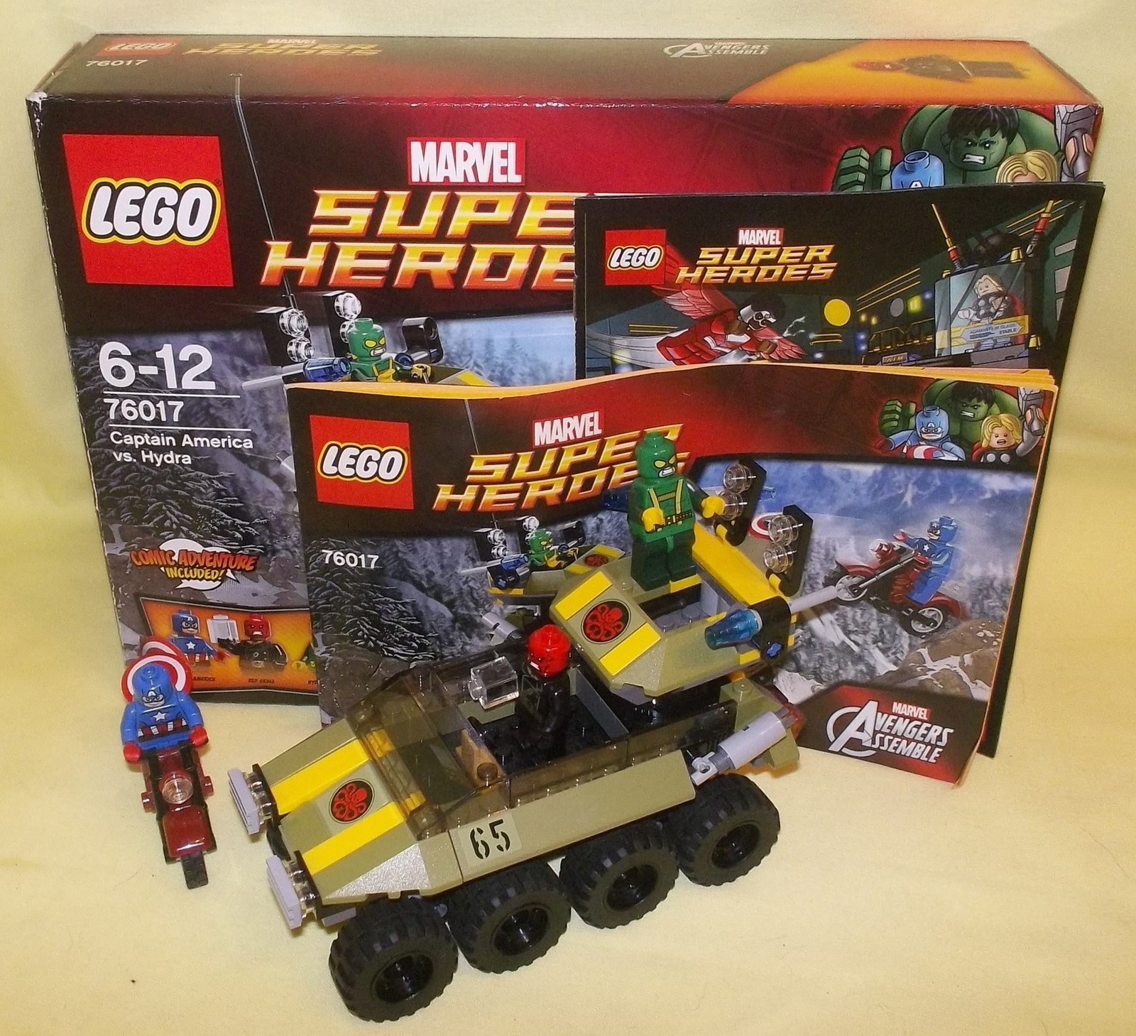 LEGO MARVEL SUPER HEROES AVENGERS CAPTAIN AMERICA VS HYDRA 76017