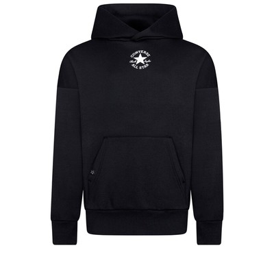 Converse Felpa da Ragazzi con Cappuccio Sustainable Core Nera