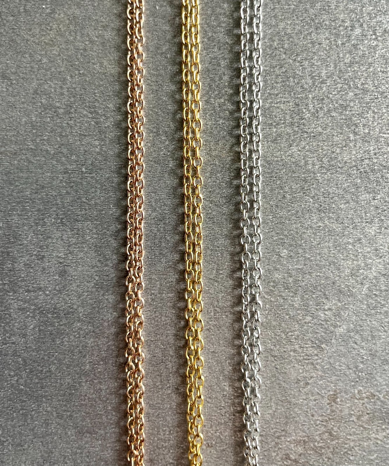 Crystal Gemstone Necklace Minimalist Style Stainless Steel Chain UK