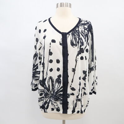Luisa Cerano Cardigan Sweater Womens 16 