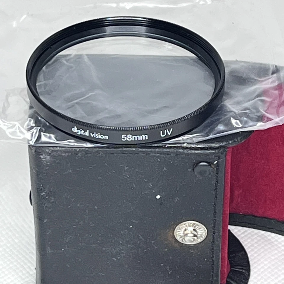 Japan Merkury Optics 58mm Camera Lens Set (UV, & PL) W/ Case ! Fast Shipping! - Image 2 of 4