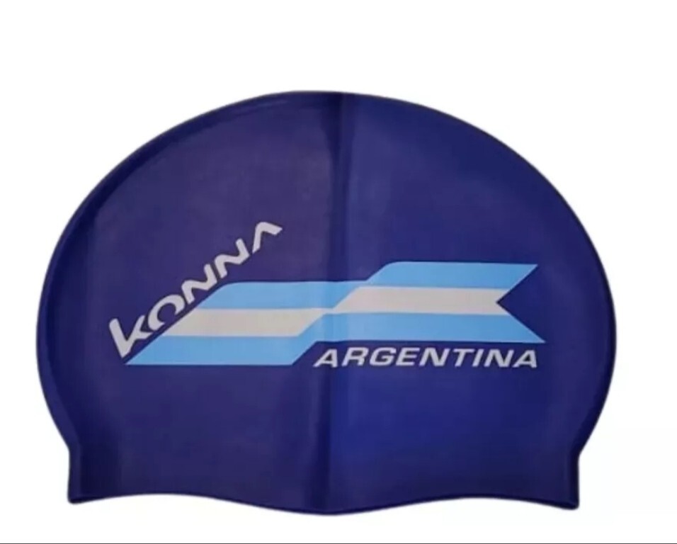 Gorro De Silicona Natación Azul ARGENTINA