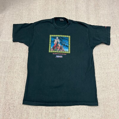 Vintage Magic The Gathering Shirt Mens XL Black 90s Order Of The