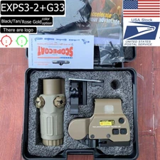 HHS Sight Combination Holographic 558 Sight w/ 3X G33 Magnifying Glass Clone US