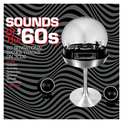 SOUNDS OF THE '60s - 60 SENSATIONAL SIXTIES TRACKS ON 3CD ALBUM NEW/SEALED