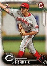 2016 Bowman Draft #BD-56 - Ryan Hendrix FBC - Cincinnati Reds  16-210