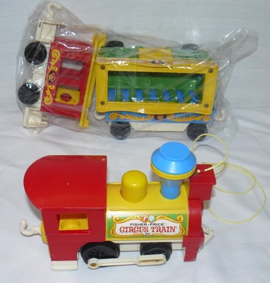 fisher price circus train 1970s
