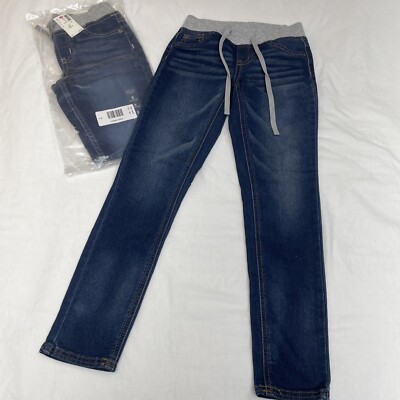Justice Girls Simply Low 2 Pairs Jeggings Knit Waist band NEW and EUC size 8 