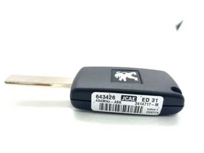 Chiave Telecomando Per Peugeot 307 307CC 307 BREAK Circuito Vuoto ID46 - Foto 10