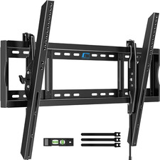 Heavy Duty Tilt TV Wall Mount Bracket for 48-120 Inch Flat/Curved Tvs, 200Lbs Ca