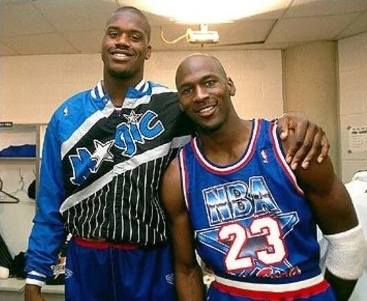 1993 NBA ALL-STAR GAME SHAQ O'NEAL DEBUT SIGNED TICKET JORDAN 30PT