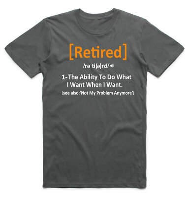 T-Shirt Rentner Definition lustig Ruhestand Geschenk für Ruhestand Top T-Shirt