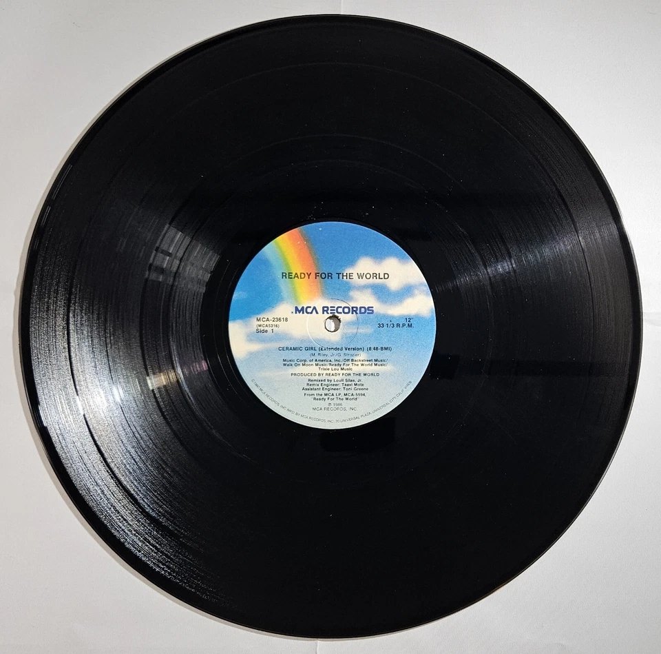 Ready for the World - Ceramic Girl [1986 Used Vinyl Record 12" Single] - Image 4 of 4