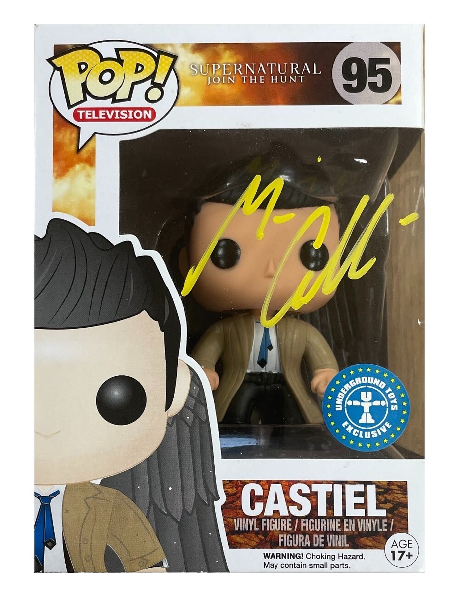 Supernatural Castiel Funko Pop #95 Signed by Misha Collins 100