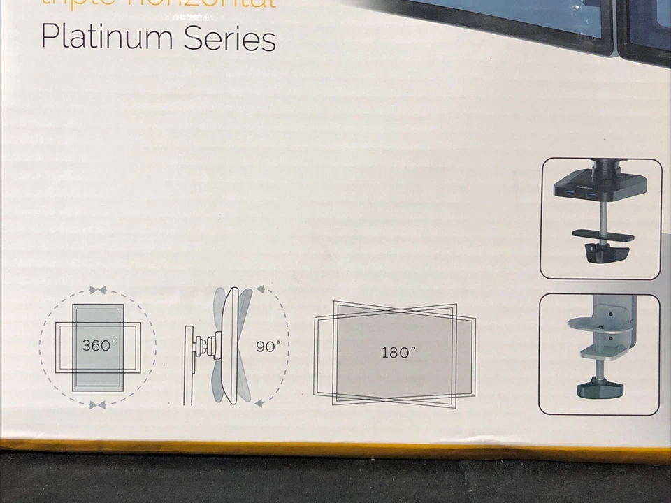 Fellowes Platinum Series Triple Monitor Arm - Image 2 of 4
