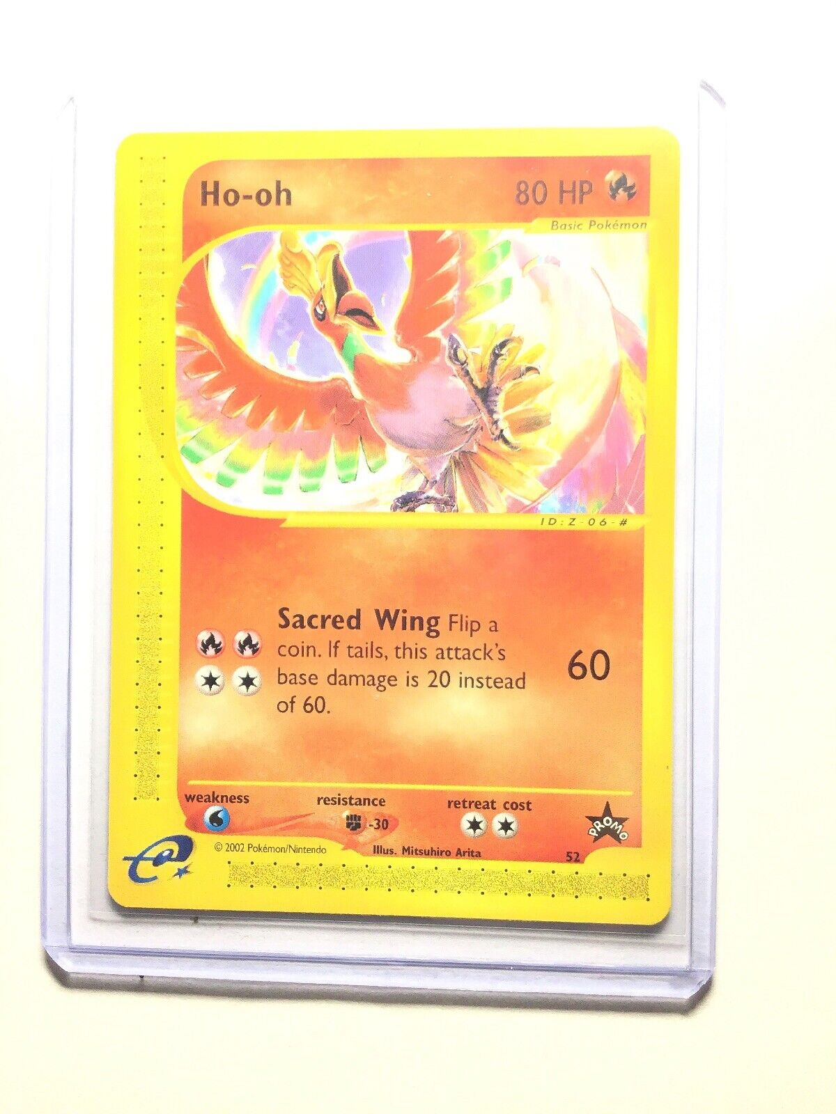 NM Pokemon HO-OH Card BLACK STAR PROMO Set #52 Wizards of the Coast League