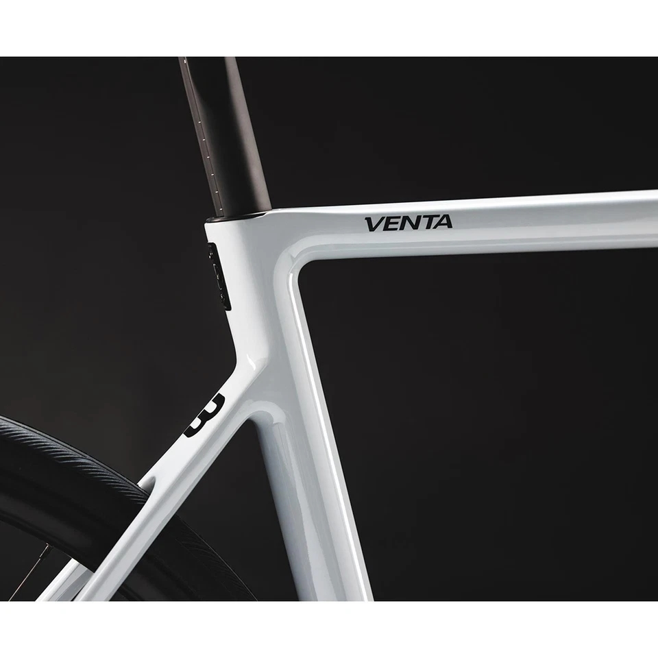 Basso Venta Carbon Road Bike Frameset - 53cm Medium Disc Brake Stone Grey - Image 4 of 4