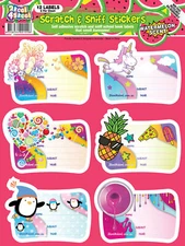 Scratch n Sniff School Book Labels, Scratch and Sniff Kids Scented School Book L