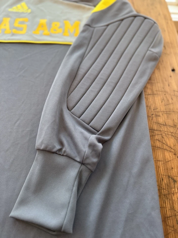 Футболка вратаря Texas A&M Aggies Adidas размер Med серая Climalite ⚽️ - Изображение 4 из 4