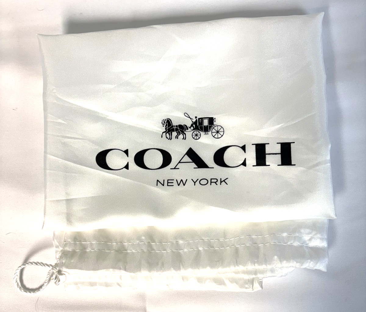 Coach Dust Protective Storage Drawstring Bag Whit… - image 1