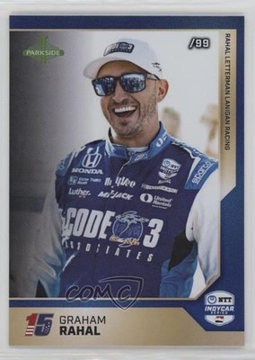 2025 Parkside NTT IndyCar Collection Driver Blue /99 Graham Rahal #18 6o3
