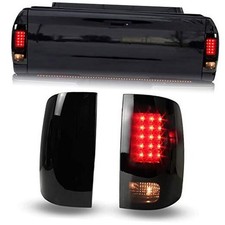 LED Tail Lights for Dodge RAM 1500 2500 3500 09-18, Smoked LED Taillights