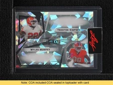 2023 Leaf Metal Dual Auto 1/1 Trenton Simpson Myles Murphy #DA-21 READ 0fr5
