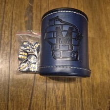 Milwaukee Brewers Miller Lite Bar Dice Cup with Dice Set 