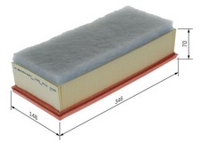 Bosch F 026 400 058 Luftfilter für CITROËN  passend für FIAT LANCIA PEUGEOT F026