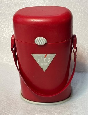 Vintage collectible Zojirushi thermos Flex Bento Rare Red color